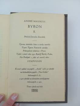 André Maurois: Byron I + II - KOMPLET