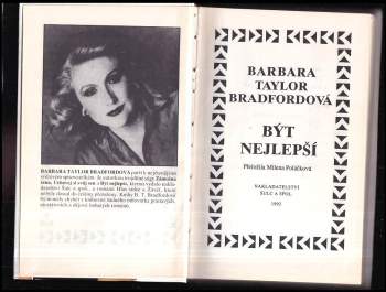 Barbara Taylor Bradford: Být nejlepší