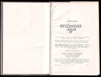 Jozef Kočiš: Bytčianský zámok