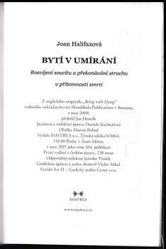 Joan Halifax: Bytí v umírání