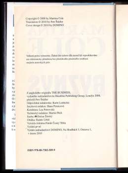 Martina Cole: Byznys