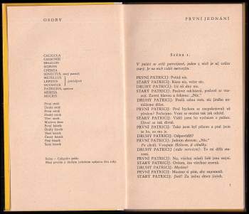 Albert Camus: Caligula ; Stav obležení