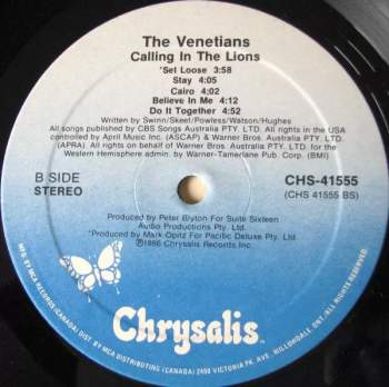 The Venetians: Calling In The Lions