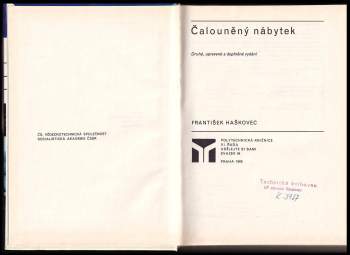 František Haškovec: Čalouněný nábytek
