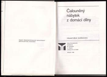 František Haškovec: Čalouněný nábytek z domácí dílny
