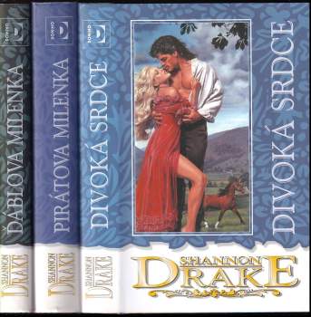 Shannon Drake: Camerons Saga 1 - 3 KOMPLET Divoká srdce + Pirátova milenka + Ďáblova milenka