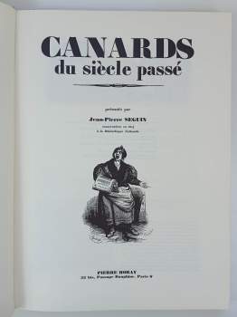 Jean-Pierre Séguin: Canards Du Siècle Passé