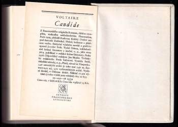 Voltaire: Candide