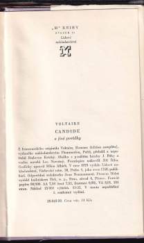 Voltaire: Candide a jiné povídky