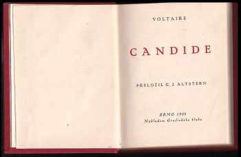 Voltaire: Candide