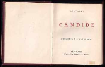 Voltaire: Candide