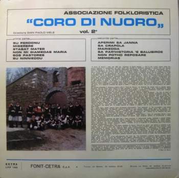 Coro Di Nuoro: Canti Popolari Della Sardegna