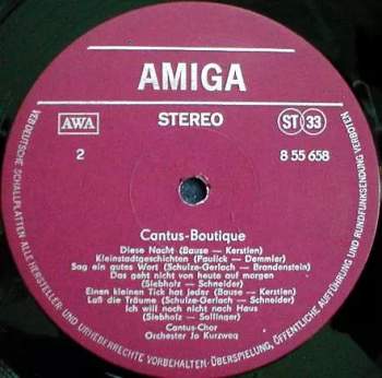 Cantus-Chor: Cantus-Boutique