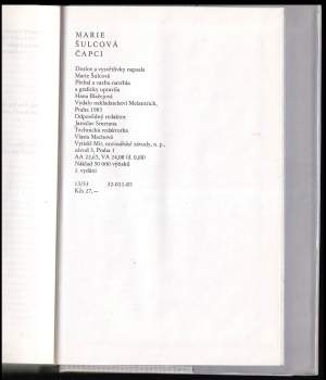 Marie Šulcová: Čapci