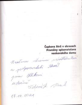 Zdeněk Vacek: Čapkova Strž v obrazech