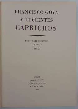Francisco de Goya: Caprichos