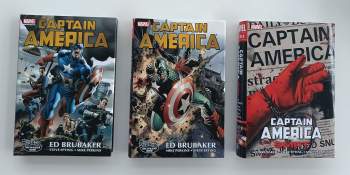 Captain America KOMPLET : Díl 1-3 : omnibus - Ed Brubaker, Ed Brubaker, Ed Brubaker, Ed Brubaker, Steve Epting, Mike Perkins (2011, BB art) - ID: 766353