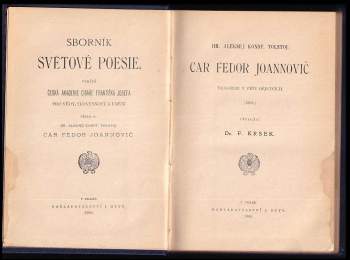Aleksej Konstantinovič Tolstoj: Car Fedor Joannovič