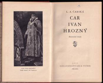 Lidija Aleksejevna Čarskaja: Car Ivan Hrozný