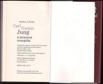 Stephan A Hoeller: Carl Gustav Jung a ztracená evangelia