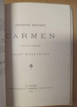 Prosper Merimee: Carmen