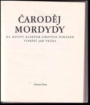 Jan Vrána: Čaroděj Mordydy
