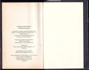 Patricia Highsmith: Carol