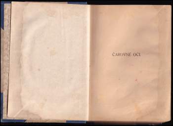 Bohumil Zahradník-Brodský: Čarovné oči