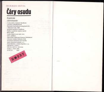 Henner Ertel: Čáry osudu