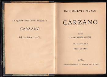 Ljudevit Pivko: Carzano