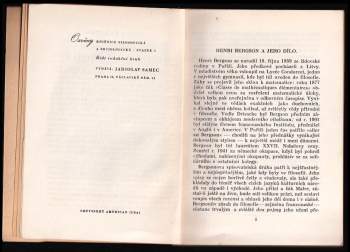 Henri Bergson: Čas a svoboda