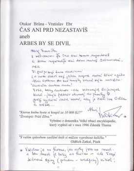 Otakar Brůna: Čas ani prd nezastavíš, aneb, Arbes by se divil