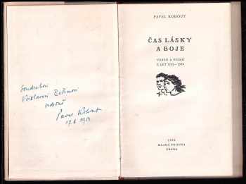 Pavel Kohout: Čas lásky a boje
