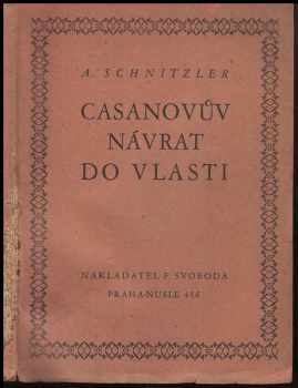 Arthur Schnitzler: Casanovův návrat do vlasti