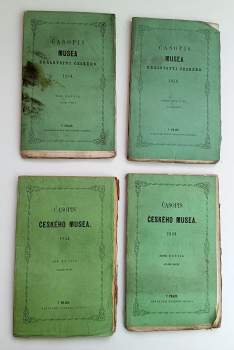 Časopis českého Musea - XXVIII. ročník - svazek první - čtvrtý - KOMPLETNÍ ROČNÍK