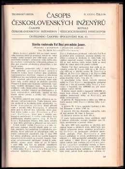 Časopis československých inženýrů - Technický obzor - ročník XXXVI. - čísla 1 - 24 - KOMPLETNÍ ROČNÍK