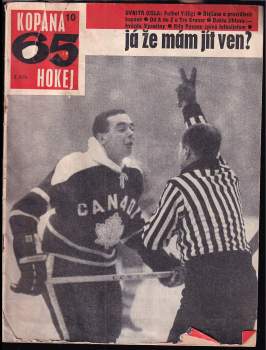 Josef Oktábec: Časopis Kopaná - Hokej 1965 č. 10