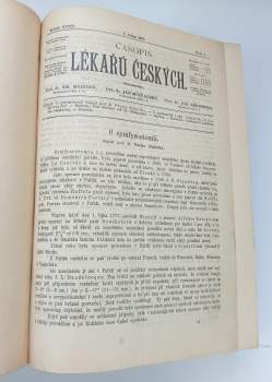 Emerich Maixner: Časopis lékařů českých - ročník XXXII. + ročník XXXIII.