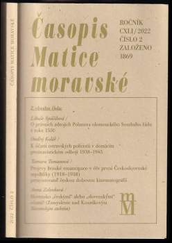 Časopis Matice moravské