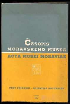 Časopis Moravského musea v Brně