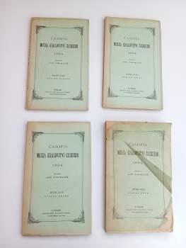 Časopis Musea království Českého - LXVIII. ročník - svazek až čtvrtý - KOMPLETNÍ ROČNÍK