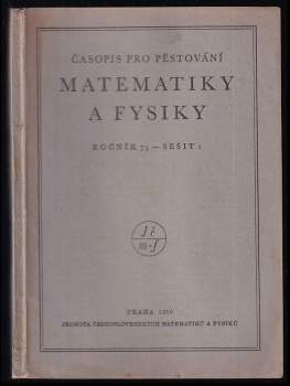 Časopis pro pěstování matematiky a fysiky 75