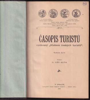 Jiří Guth: Časopis turistů - ročník XIV.