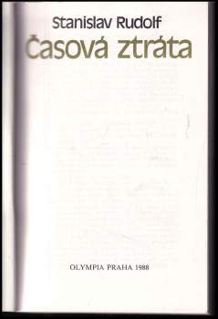 Stanislav Rudolf: Časová ztráta