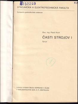 Pavel Koch: Časti strojov