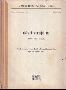 Části strojů III