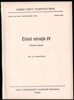 Části strojů - Převody ozubené