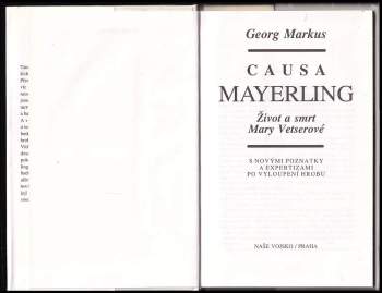 Georg Markus: Causa Mayerling