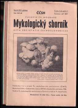 František Smotlacha: ČČH Čsl. mykologický sborník Ročník XXV. KOMPLET