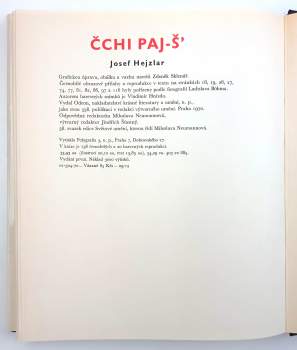Josef Hejzlar: Čchi Paj-š'